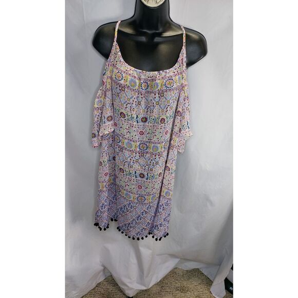 Bleu Rod Beattie cold shoulder cover up - Picture 1 of 5